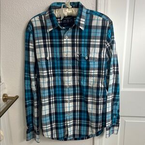 American Eagle Outfitters Plaid Men's Shirt - Size Medium